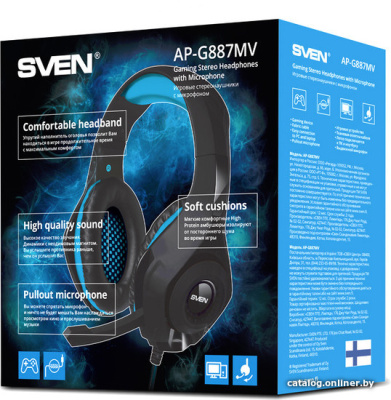 Купить наушники sven ap-g887mv в интернет-магазине X-core.by