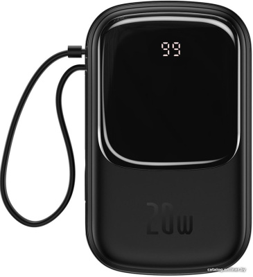Купить портативное зарядное устройство baseus qpow digital display ppqd-h01 20000mah (черный) в интернет-магазине X-core.by