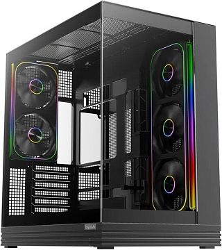 Корпус 1stPlayer OV8 OV8-BK-2FP7R-3-1FP7-2-HUB3 (черный)