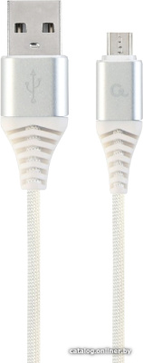 Купить кабель cablexpert cc-usb2b-ammbm-2m-bw2 usb type-a - microusb (2 м, белый) в интернет-магазине X-core.by
