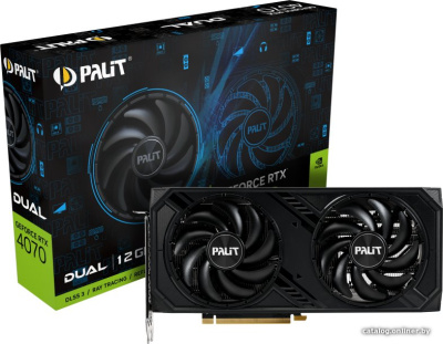 Видеокарта Palit GeForce RTX 4070 Dual NED4070019K9-1047D  купить в интернет-магазине X-core.by