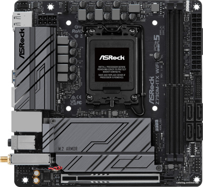 Материнская плата ASRock Z790M-ITX WIFI  купить в интернет-магазине X-core.by