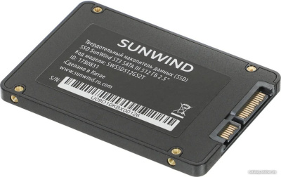 SSD SunWind ST3 SWSSD512GS2T 512GB  купить в интернет-магазине X-core.by