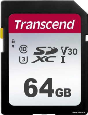 Купить карта памяти transcend sdxc 300s 64gb в интернет-магазине X-core.by