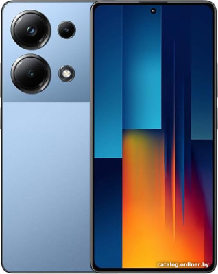 Купить смартфон poco m6 pro 12gb/512gb с nfc международная версия (синий) в интернет-магазине X-core.by
