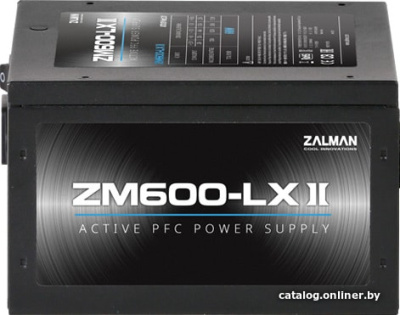 Блок питания Zalman ZM600-LXII  купить в интернет-магазине X-core.by