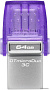 USB Flash Kingston DataTraveler MicroDuo 3C USB 3.2 Gen 1 64GB