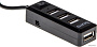 USB-хаб Buro BU-HUB4-0.5L-U2.0