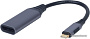 Кабель Cablexpert USB Type-C - DisplayPort A-USB3C-DPF-01 (0.15 м, фиолетовый)