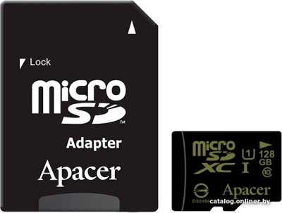 Купить карта памяти apacer microsdxc ap128gmcsx10u1-r 128gb (с адаптером) в интернет-магазине X-core.by