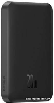 Купить внешний аккумулятор baseus magnetic mini wireless fast charge power bank 20w 5000mah (черный) в интернет-магазине X-core.by