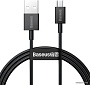Кабель Baseus CAMYS-A01 USB Type-A - microUSB (2 м, черный)