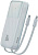 Comet Series Dual-Cable Digital Display Fast Charge Power Bank 30W 10000mAh (белый)