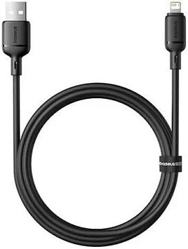 Кабель Baseus Silky Series Fast Charging Cable USB Type-A - Lightning (1 м, черный)