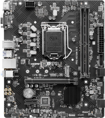Материнская плата MSI Pro H510M-B II  купить в интернет-магазине X-core.by