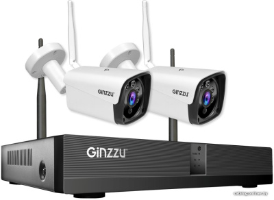Купить комплект видеонаблюдения ginzzu hk-4203w в интернет-магазине X-core.by