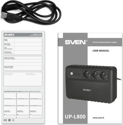 Купить источник бесперебойного питания sven up-l800 в интернет-магазине X-core.by