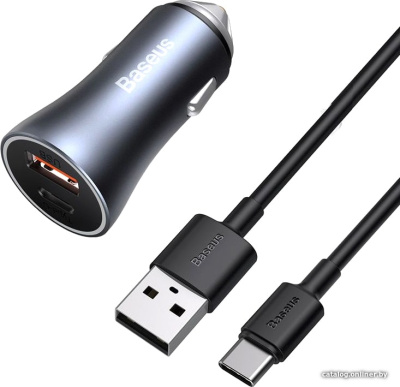 Купить автомобильное зарядное baseus tzccjd-0g в интернет-магазине X-core.by