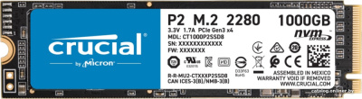 SSD Crucial P2 2TB CT2000P2SSD8  купить в интернет-магазине X-core.by