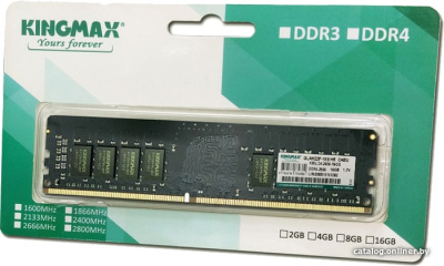 Оперативная память Kingmax 16GB DDR4 PC4-21300 KM-LD4-2666-16GS  купить в интернет-магазине X-core.by