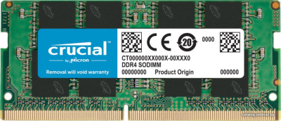 Оперативная память Crucial 8GB DDR4 SODIMM PC4-21300 CT8G4SFRA266  купить в интернет-магазине X-core.by