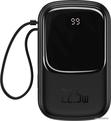 Купить портативное зарядное устройство baseus qpow digital display ppqd-i01 20000mah (черный) в интернет-магазине X-core.by