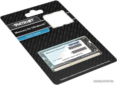 Оперативная память Patriot Memory for Ultrabook 4GB DDR3 SO-DIMM PC3-12800 (PSD34G1600L2S)  купить в интернет-магазине X-core.by