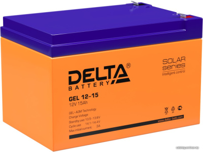 Купить аккумулятор для ибп delta gel 12-15 (12в/15 а·ч) в интернет-магазине X-core.by