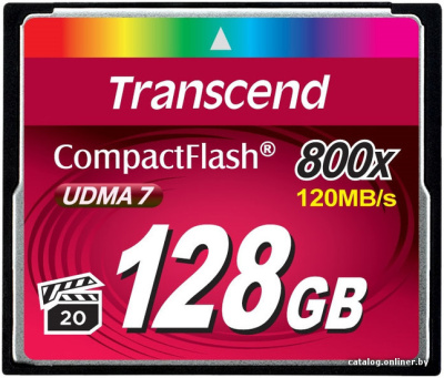 Купить карта памяти transcend 800x compactflash premium 128gb (ts128gcf800) в интернет-магазине X-core.by