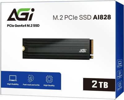 SSD AGI AI828 2TB AGI2T0G44AI828  купить в интернет-магазине X-core.by