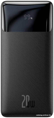 Купить внешний аккумулятор baseus bipow fast charge power bank 20w 10000mah (черный) в интернет-магазине X-core.by