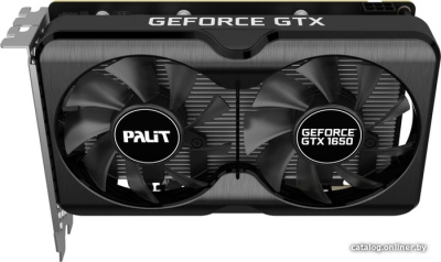 Видеокарта Palit GeForce GTX 1650 GP 4GB GDDR6 NE6165001BG1-1175A  купить в интернет-магазине X-core.by
