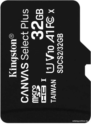 Купить карта памяти kingston canvas select plus microsdhc 32gb в интернет-магазине X-core.by