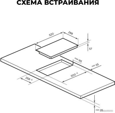 Варочная панель LEX EVI 321A BL