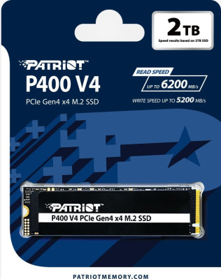 SSD Patriot P400 V4 2TB P400VP2TBM28H  купить в интернет-магазине X-core.by
