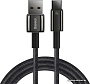 Кабель Baseus Tungsten Gold USB Type-A - USB Type-C (1 м, черный)