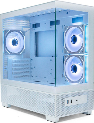 Корпус XASTRA Q500M 6ARGB-C10-UC (белый)  купить в интернет-магазине X-core.by