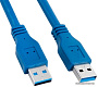 Кабель 5bites USB Type-A - USB Type-A UC3009-005 (0.5 м, синий)