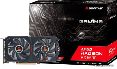 Видеокарта BIOSTAR Radeon RX 6600 8GB GDDR6 VA6606RM81  купить в интернет-магазине X-core.by