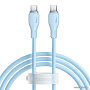 Кабель Baseus Pudding Series USB Type-C - USB Type-C (1.2 м, голубой)