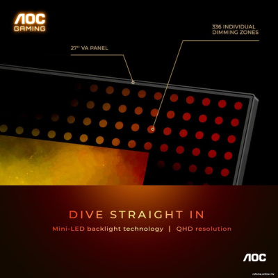 Купить игровой монитор aoc q27g3xmn в интернет-магазине X-core.by