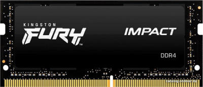 Оперативная память Kingston FURY Impact 16GB DDR4 SODIMM PC4-25600 KF432S20IB1/16  купить в интернет-магазине X-core.by