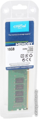 Оперативная память Crucial 16GB DDR4 PC4-25600 CT16G4DFRA32A  купить в интернет-магазине X-core.by