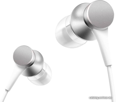 Купить наушники xiaomi mi in-ear headphones basic hsej03jy (серебристый) в интернет-магазине X-core.by