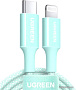 Кабель Ugreen US532 90449 USB Type-A - Lightning (1 м, зеленый)