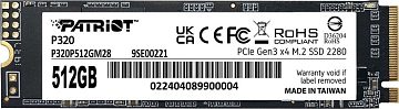 SSD Patriot P320 512GB P320P512GM28