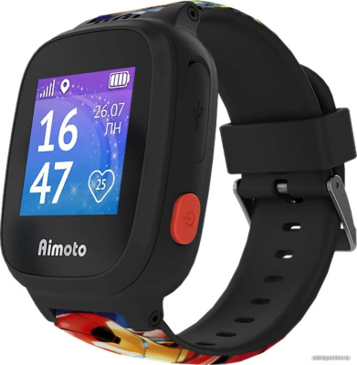 Купить умные часы aimoto kid mini супергерои (черный) в интернет-магазине X-core.by
