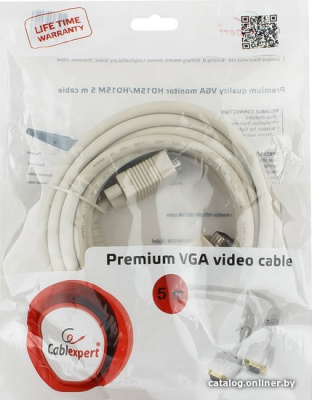 Купить кабель cablexpert cc-ppvga-5m в интернет-магазине X-core.by
