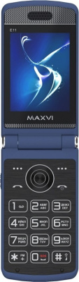 Купить кнопочный телефон maxvi e11 (темно-синий) в интернет-магазине X-core.by