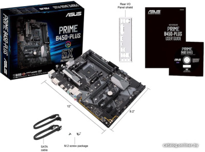 Материнская плата ASUS Prime B450-Plus  купить в интернет-магазине X-core.by